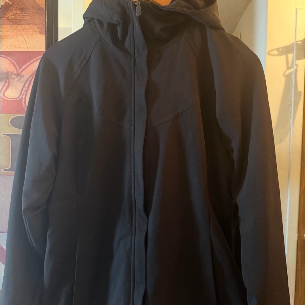 Women’s Black Kirkland Hooded Jacket - Classic Lightweight Coat